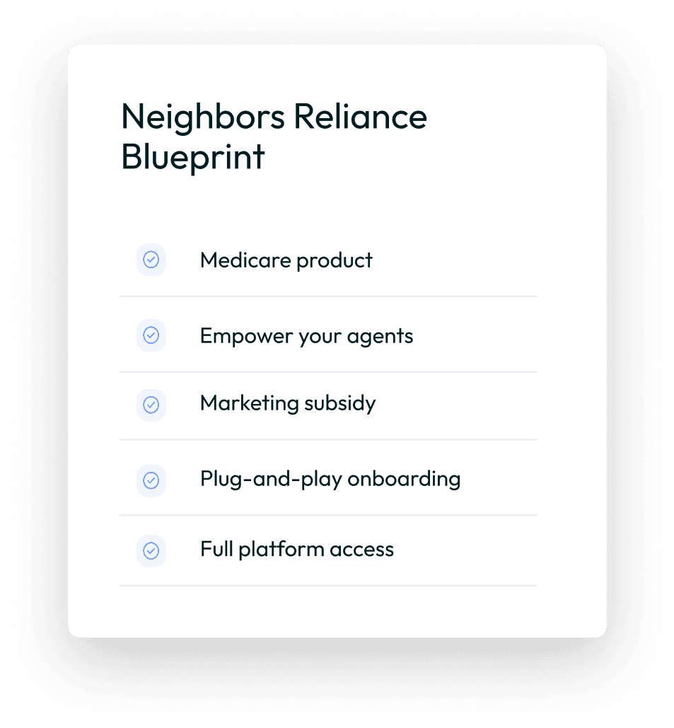 Neighbors Reliance Blueprint
