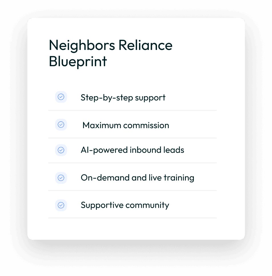 Neighbors Reliance Blueprint