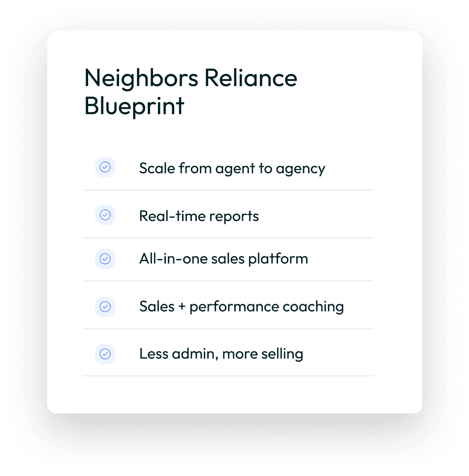 Neighbors Reliance Blueprint